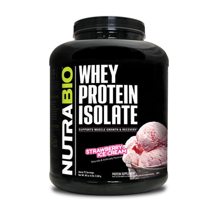 NutraBio Whey Protein Isolate Supplement – 25g of Protein Per Scoop with Complete - Maple Wellness Supplements