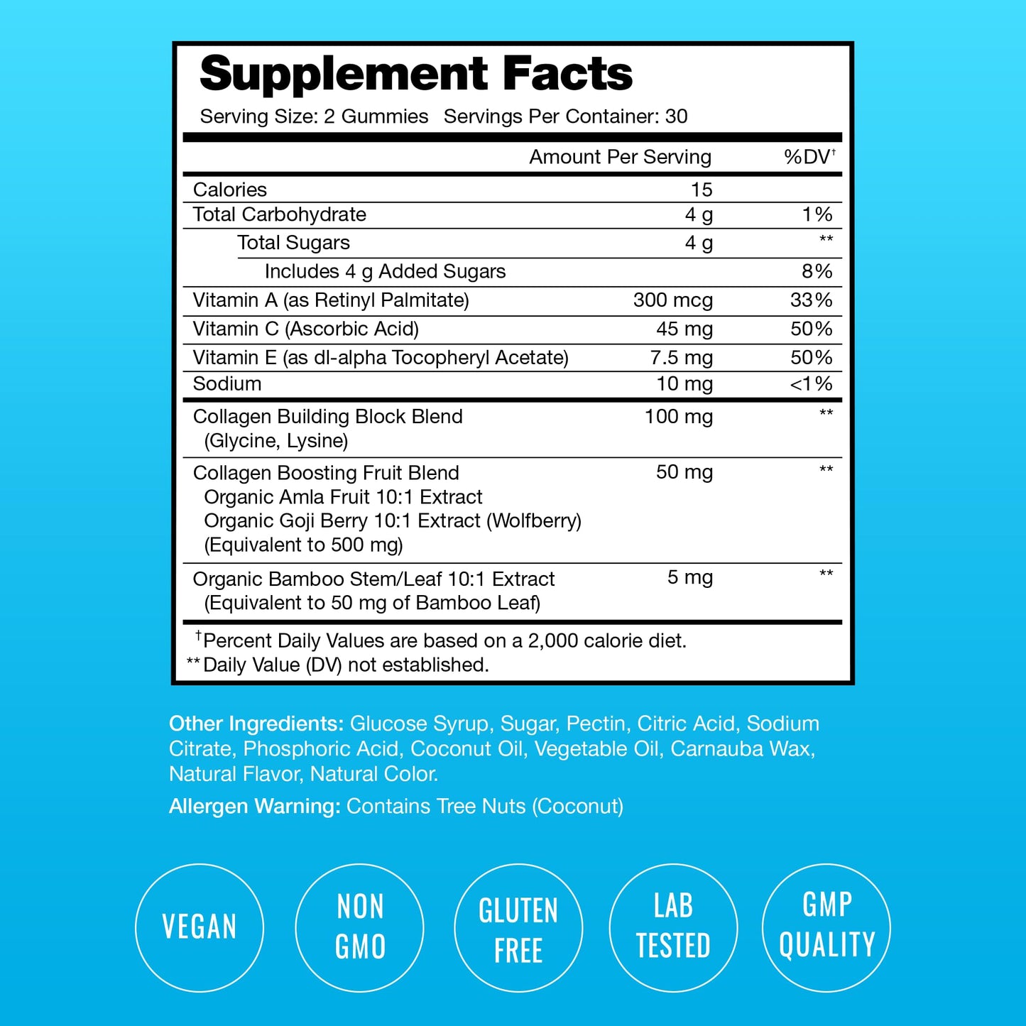 NutraChamps Collagen Boosting Gummies, Collagen Booster Gummy for Natural Collagen Production, Vegan Pectin Supplements Chews for Women & Men, - Maple Wellness Supplements