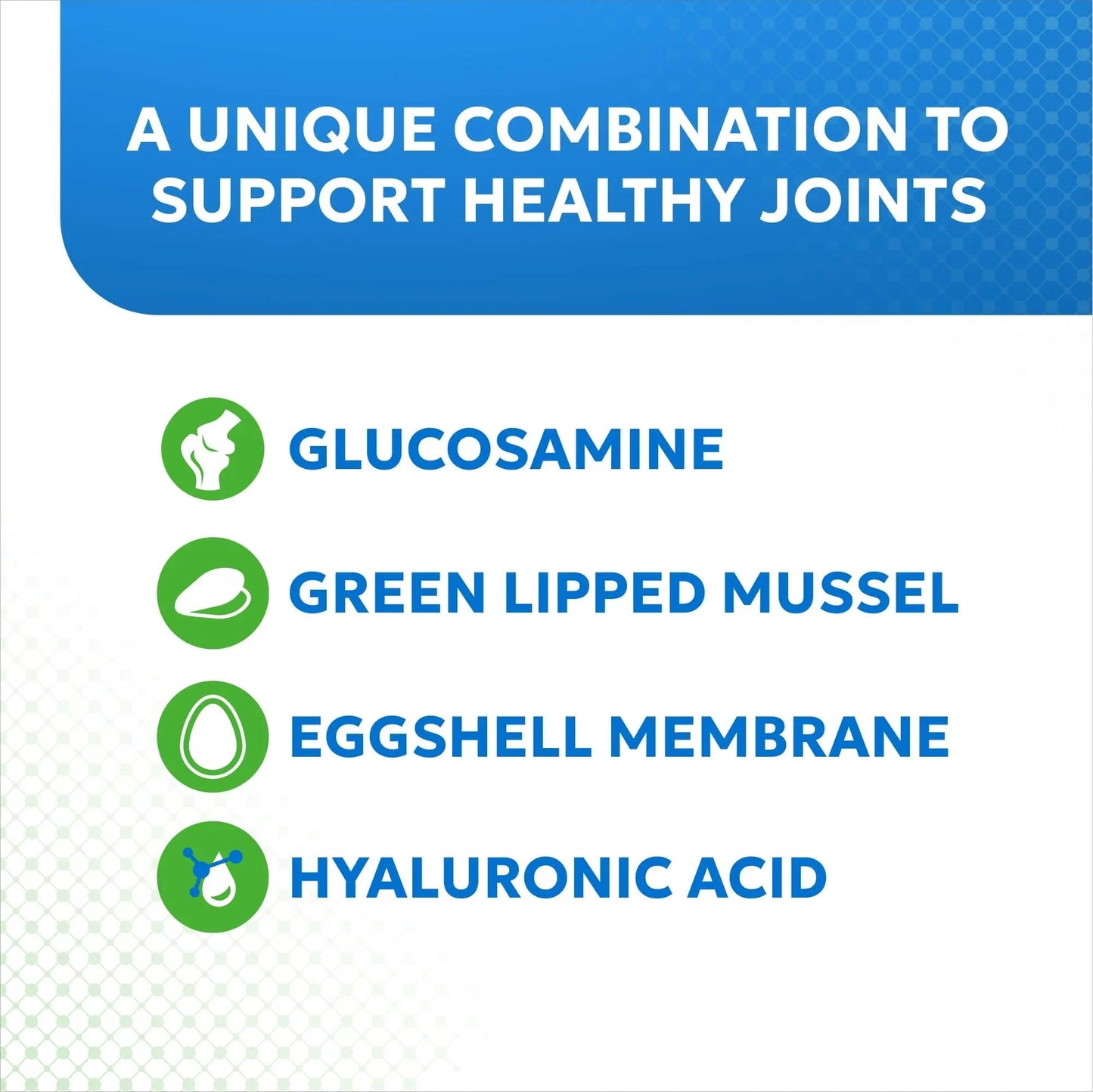 Nutramax Cosequin Elements Dog Joint Health Supplement with Glucosamine, Green Lipped Mussel, Omega-3s, Eggshell Membrane, Hyaluronic Acid, & Postbiotics, 75 Tasty Chewable Tablets for Dogs - Maple Wellness Supplements