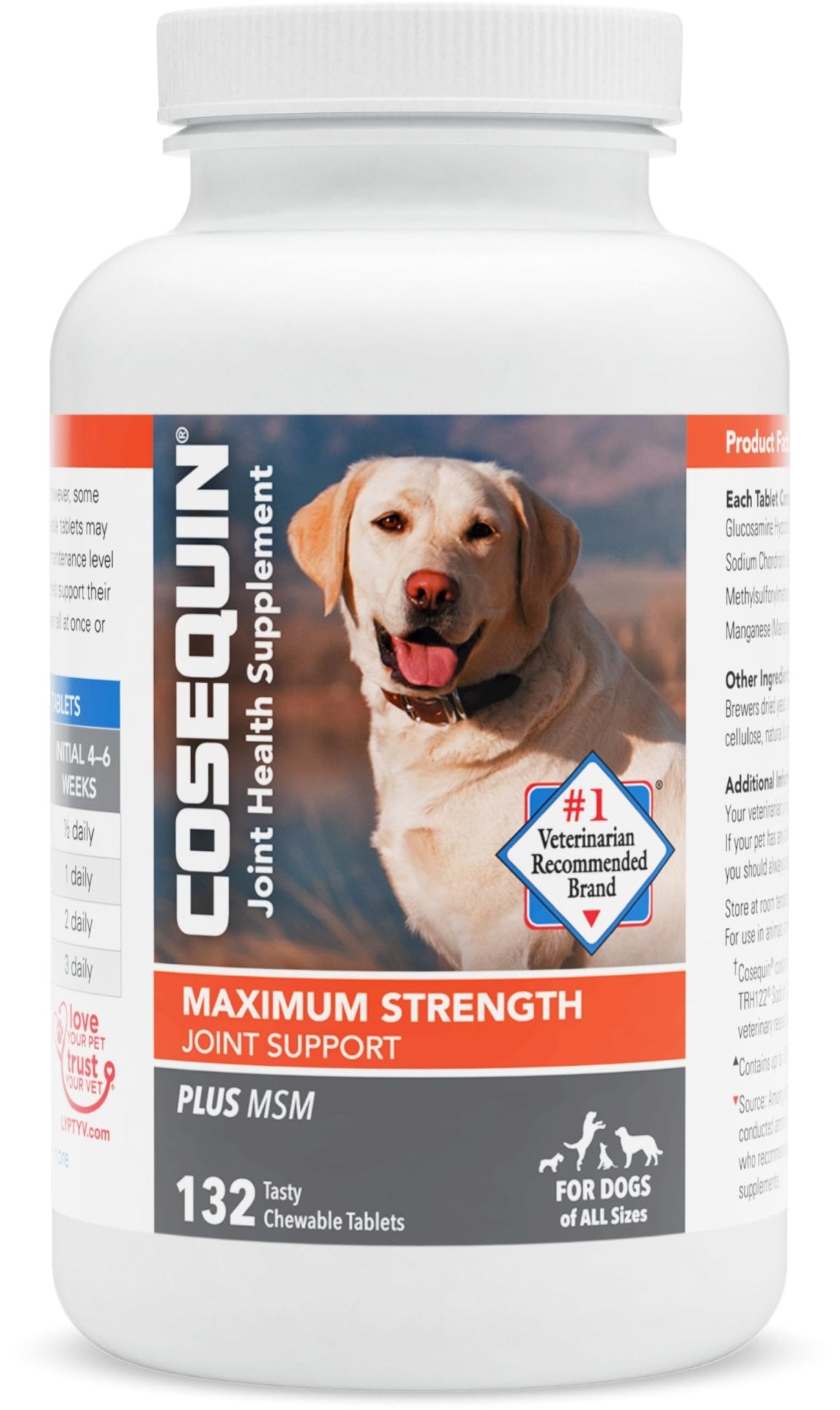 Nutramax Laboratories Cosequin Maximum Strength Joint Health Supplement for Dogs - Maple Wellness Supplements