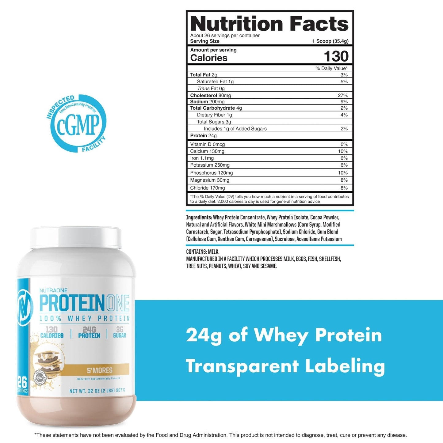 NutraOne ProteinOne Whey Protein Promote Recovery and Build Muscle with a Protein - Maple Wellness Supplements