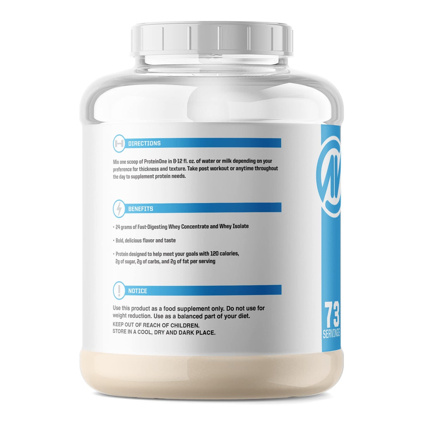 NutraOne ProteinOne Whey Protein Promote Recovery and Build Muscle with a Protein - Maple Wellness Supplements