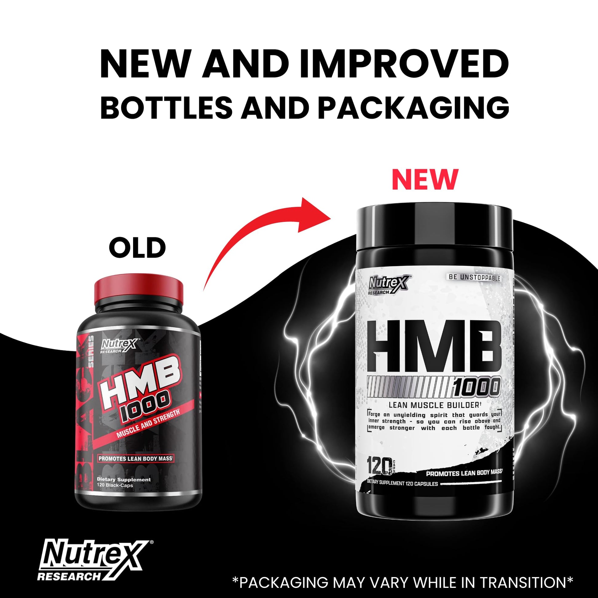 Nutrex Research HMB 1000 MG | Supports Muscle Recovery, Reduce Skeletal Muscle Damage, Increased Strength, Prevent Muscle Loss | 120 Capsules - Maple Wellness Supplements
