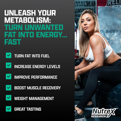 Nutrex Research Liquid Carnitine 3000 | (Strawberry Watermelon) | Premium L Carnitine Liquid, Stimulant Free 31 Servings - Maple Wellness Supplements