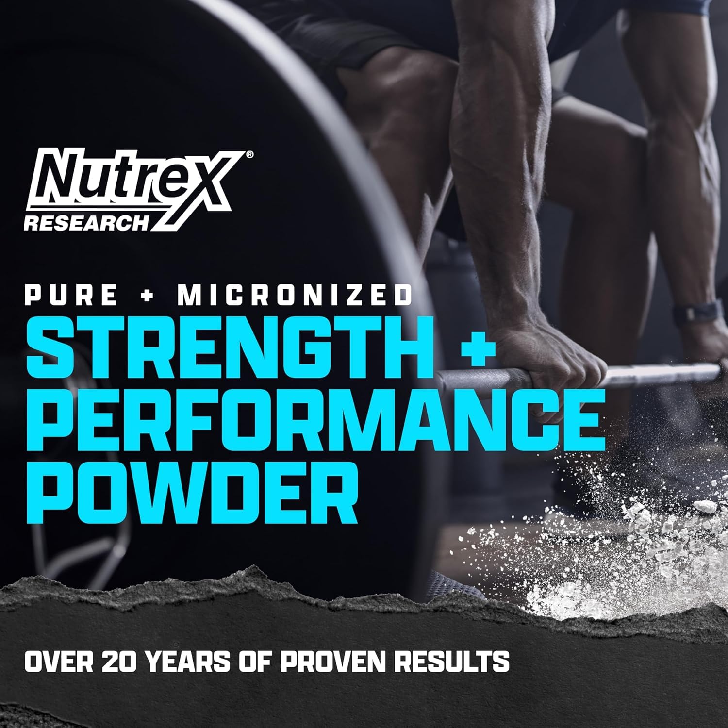 Nutrex Research Ultra Pure Creatine Monohydrate Powder Unflavored | 5G Micronized Creatine Powder for Muscle Gain, Strength - Maple Wellness Supplements