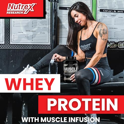Nutrex Research Whey Protein Powder, Chocolate Muscle Infusion Whey Isolate w/EAA - Maple Wellness Supplements