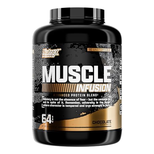 Nutrex Research Whey Protein Powder, Chocolate Muscle Infusion Whey Isolate w/EAA - Maple Wellness Supplements