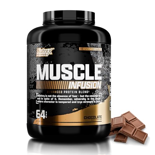 Nutrex Research Whey Protein Powder, Chocolate Muscle Infusion Whey Isolate w/EAA - Maple Wellness Supplements