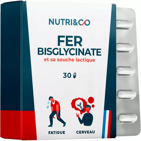 Nutri&Co Lactic Strain Iron 30 Capsules - Maple Wellness Supplements