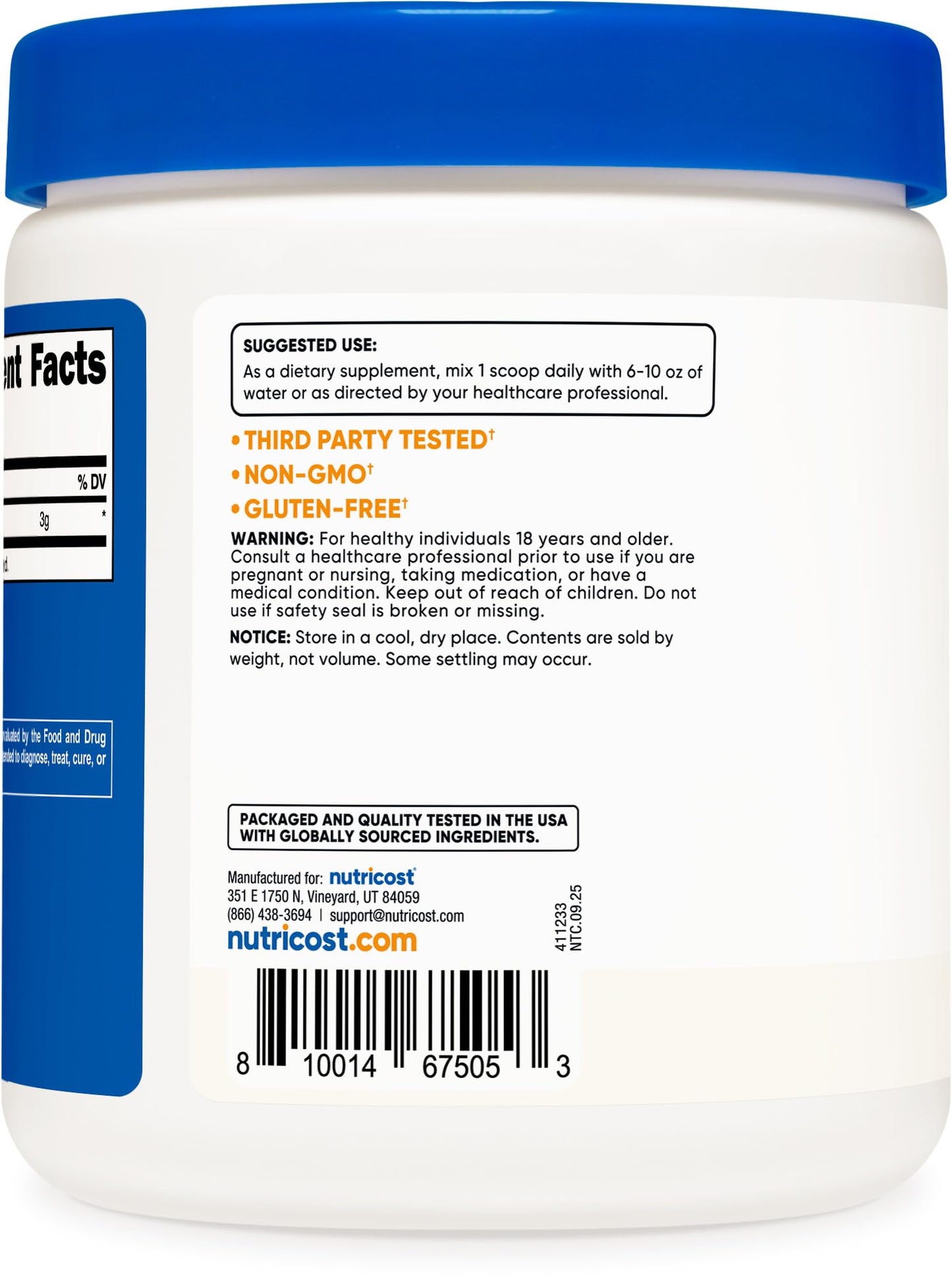 Nutricost L-Citrulline Malate (2:1) Powder (300 Grams) - Maple Wellness Supplements