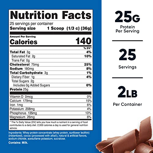 Nutricost Whey Protein Concentrate (Chocolate) 2LBS - Gluten Free & Non-GMO - Maple Wellness Supplements