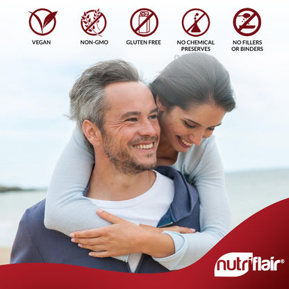 NutriFlair Premium HCL 1200mg, 120 Capsules - Plus Pure True Ceylon Cinnamon - Maple Wellness Supplements