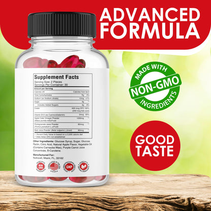 Nutrocell Simpli Health ACV Ketos Gummies Keto Apple Cider Vinegar 1050mg, Simplihealth - Maple Wellness Supplements