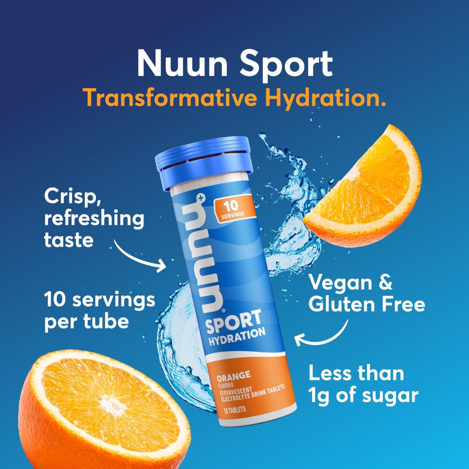 Nuun Sport Electrolyte Tablets with Magnesium, Calcium, Potassium, Chloride & Sodium, Gluten Free & Vegan, Mixed Flavors, 4 Pack (40 Servings Total) - Maple Wellness Supplements