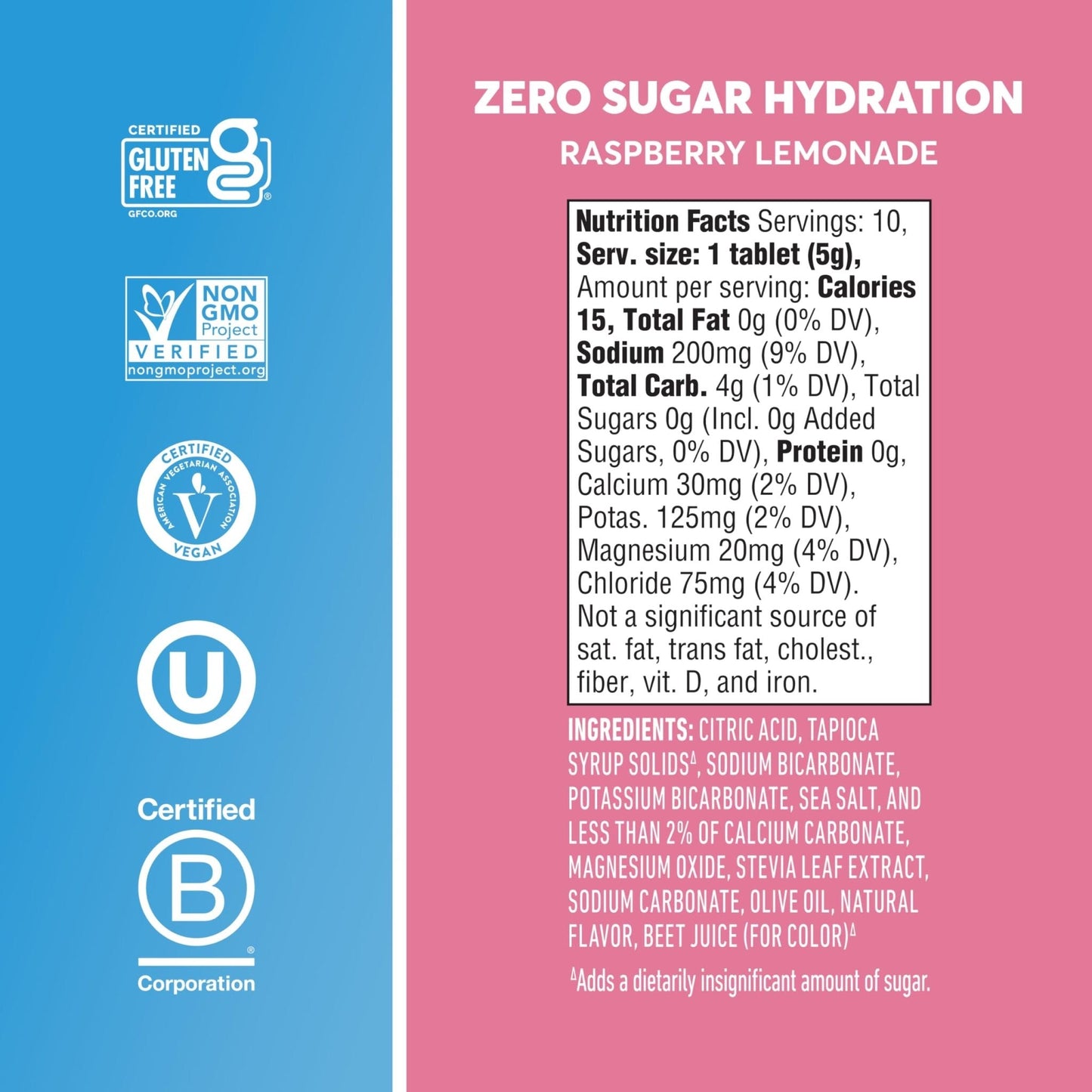 Nuun Zero Sugar Hydration Electrolyte Tablets - Sodium, Potassium, Chloride, Calcium, Magnesium, Light & Delicious Fruit Flavors, No Sugar, Gluten Free, Vegan, - Maple Wellness Supplements