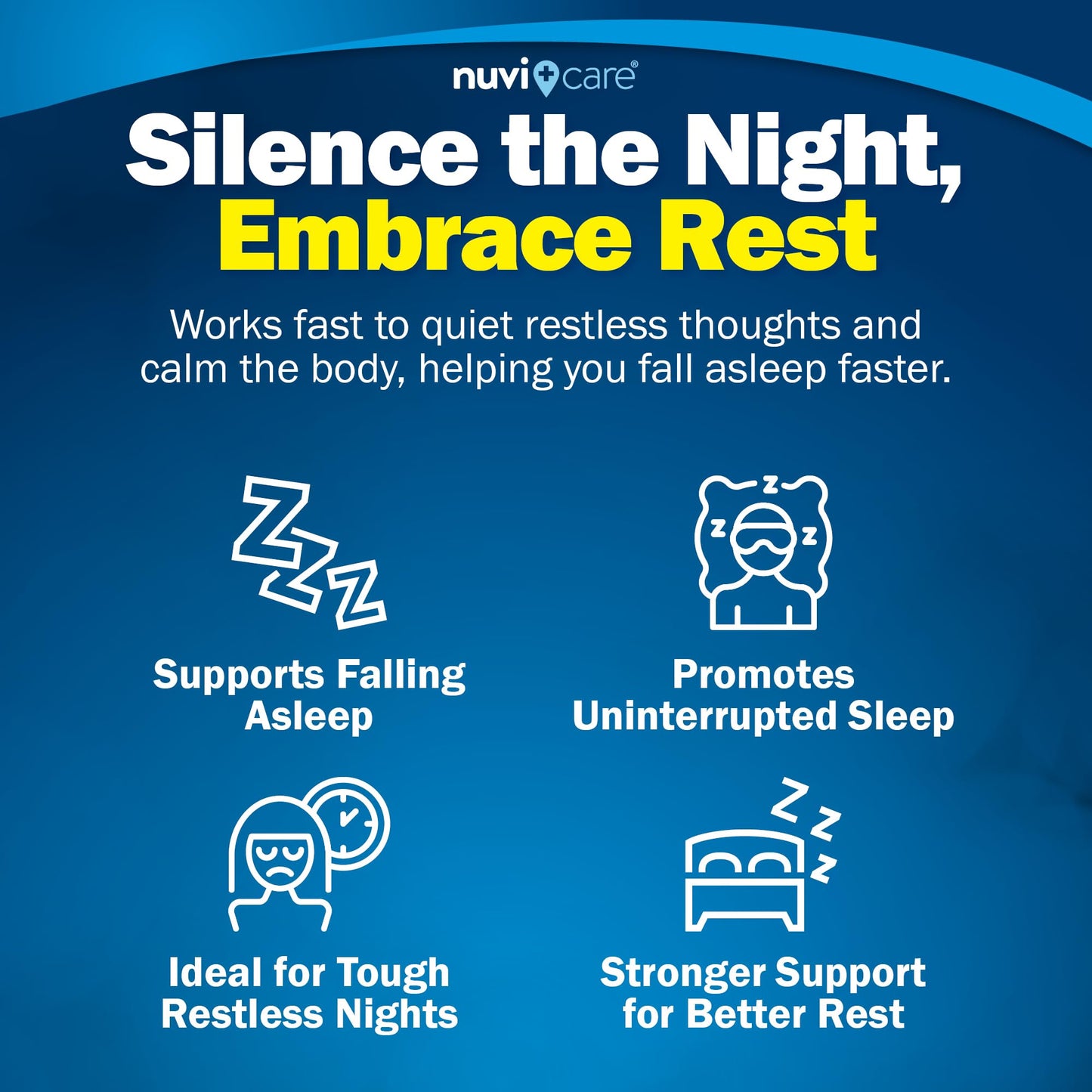 NUVICARE Maximum Strength SleepAid Soft Gels - Nighttime Sleep Aid with Diphenhydramine HCl 50mg - Non Habit Forming Sleeping Pills for Adults - Extra Strong OTC Sleep Aids for Adults (100 Count) - Maple Wellness Supplements