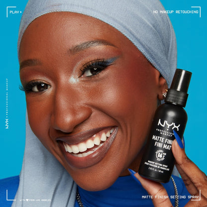 NYX PROFESSIONAL MAKEUP Makeup Setting Spray - Matte Finish, Long-Lasting Face Mist for up to 16HR Wear, Vegan Formula - Maple Wellness Supplements