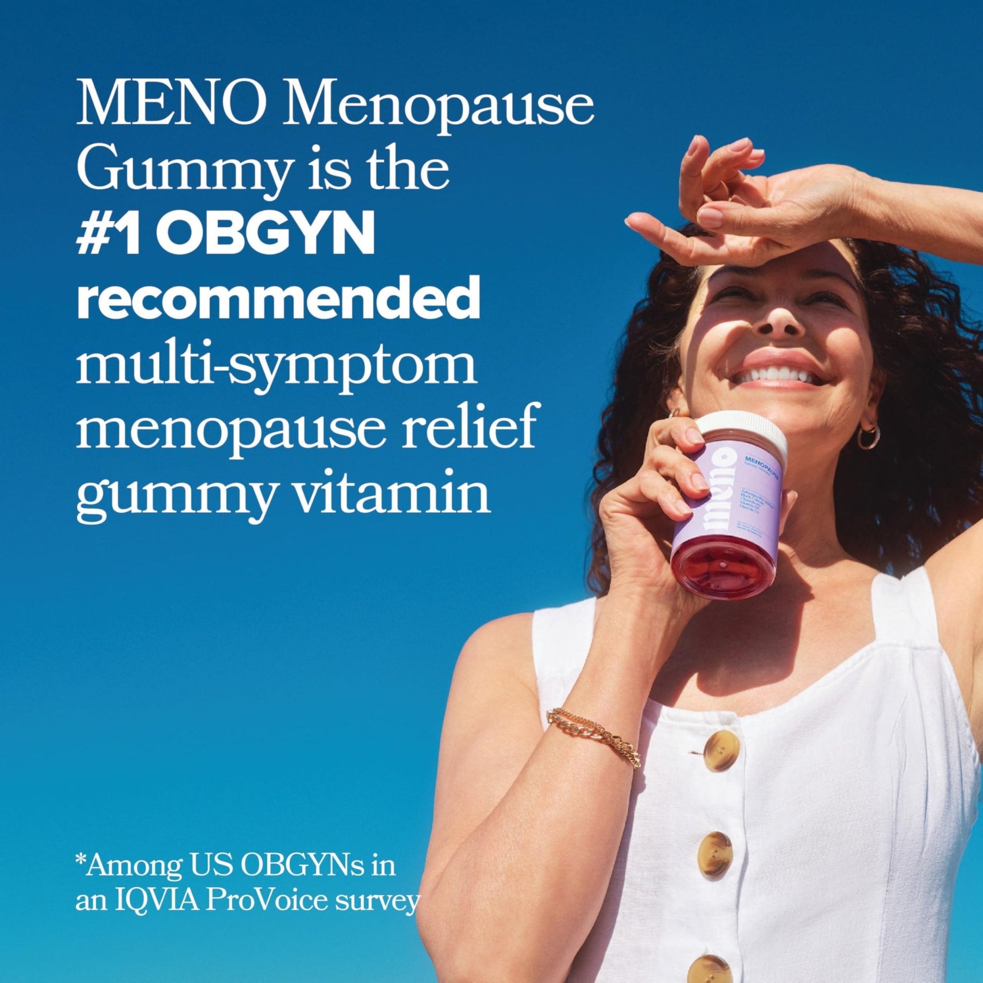 O Positiv MENO Gummies for Menopause, 30 Servings (Pack of 1) - Hormone-Free Supplements for Women with Black Cohosh & Ashwagandha KSM-66 - Helps Alleviate Hot Flashes, Night Sweats, & Mood Swings - Maple Wellness Supplements