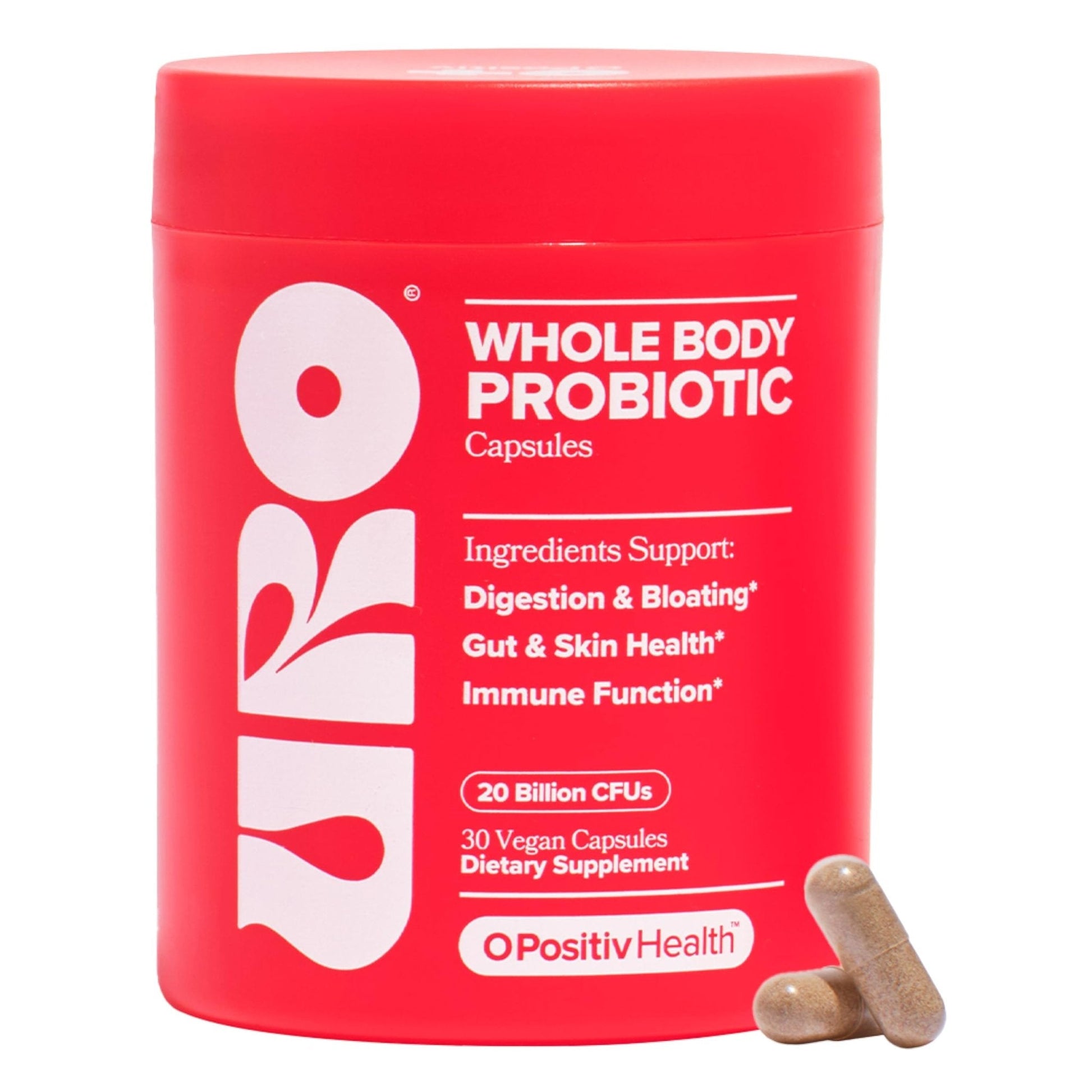 O Positiv URO Women’s Probiotic – All-in-one Probiotic for Women - Vaginal, Gut, Skin, and Oral Microbiome Health – 20B+ CFUs, Licorice Root, Dandelion - Maple Wellness Supplements