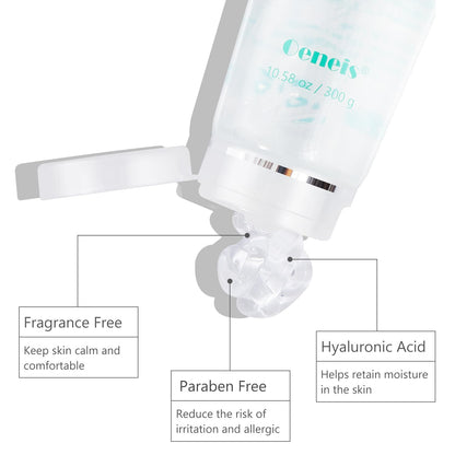 Oeneis Hydrating Microcurrent Conductive Gel, Fragrance-Free, Paraben-Free, Gel Primer with Hyaluronic Acid, Non-irritating - Maple Wellness Supplements