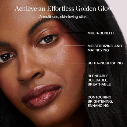 Ogee Sculpted Face Stick (ROSE QUARTZ - ROSE BLUSH) Certified Organic Blush Stick - Multi-Use Cream Blush Stick for Cheeks, Lips & Face - Maple Wellness Supplements