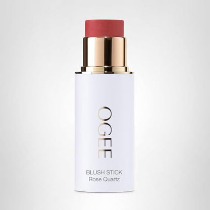Ogee Sculpted Face Stick (ROSE QUARTZ - ROSE BLUSH) Certified Organic Blush Stick - Multi-Use Cream Blush Stick for Cheeks, Lips & Face - Maple Wellness Supplements