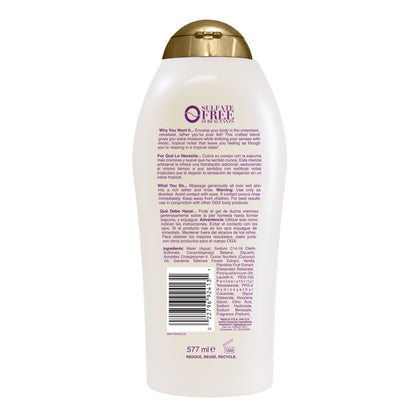 OGX Extra Creamy + Coconut Miracle Oil Ultra Moisture Body Wash, Rich Shower Gel for Dry Skin Infused with Coconut Oil - Maple Wellness Supplements