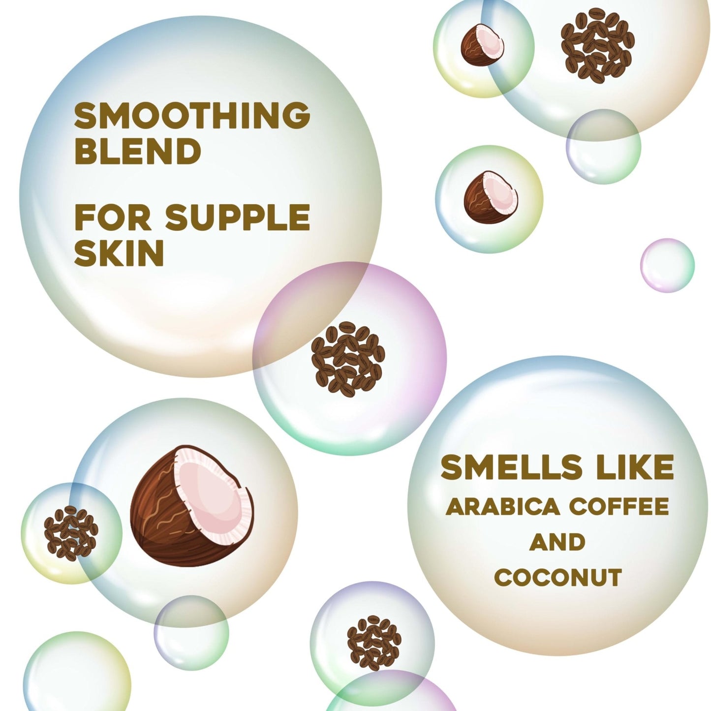 OGX Smoothing + Coconut Coffee Exfoliating Body Scrub with Arabica Coffee & Coconut Oil - Maple Wellness Supplements