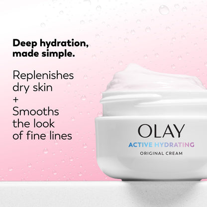 Olay Active Hydrating Cream Face Moisturizer, 1.9 fl oz - Maple Wellness Supplements