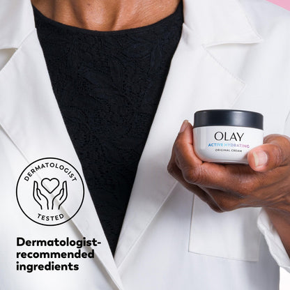 Olay Active Hydrating Cream Face Moisturizer, 1.9 fl oz - Maple Wellness Supplements