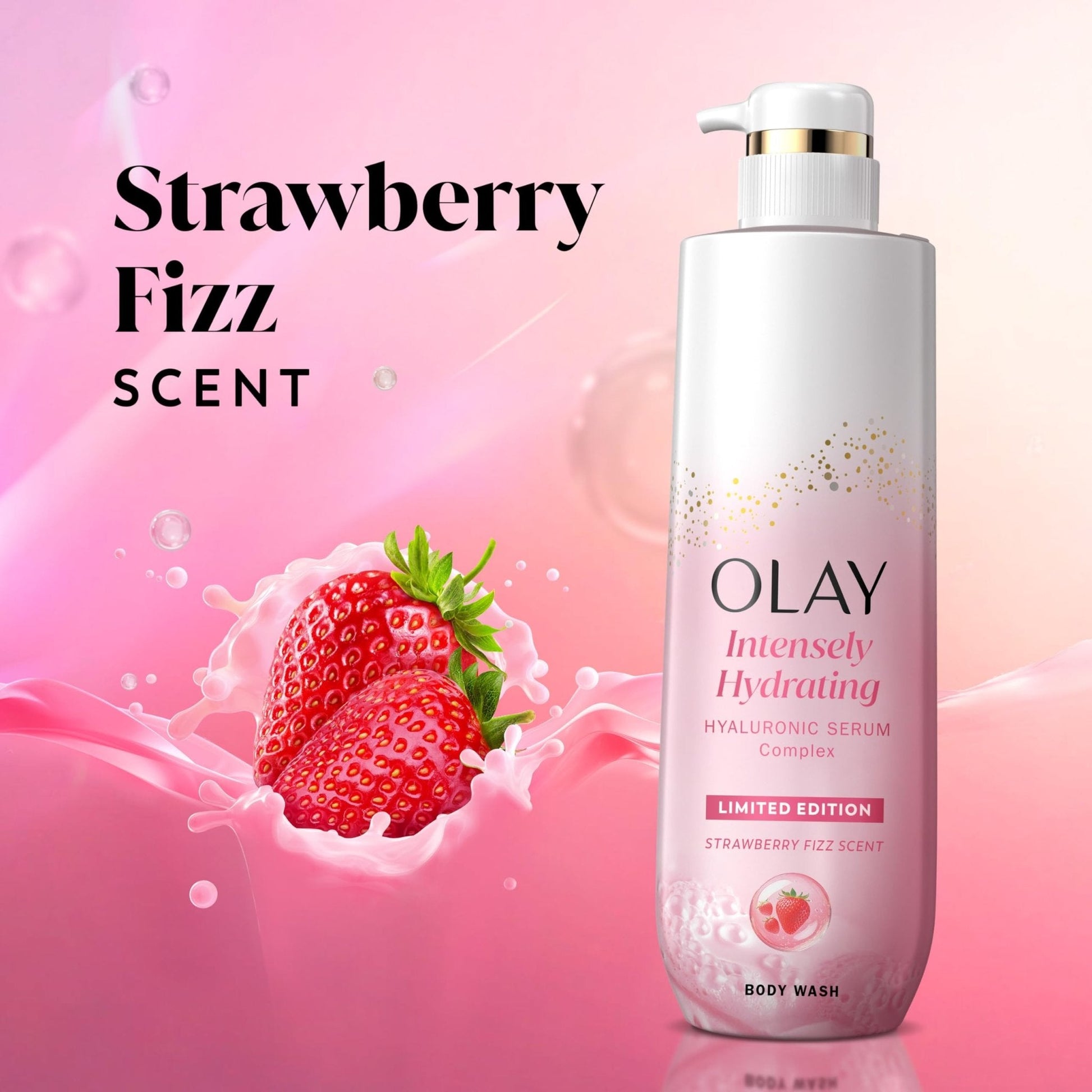Olay Body Wash for Women, Intensely Hydrating, Pro-Hyaluronic Acid Serum Complex - Maple Wellness Supplements