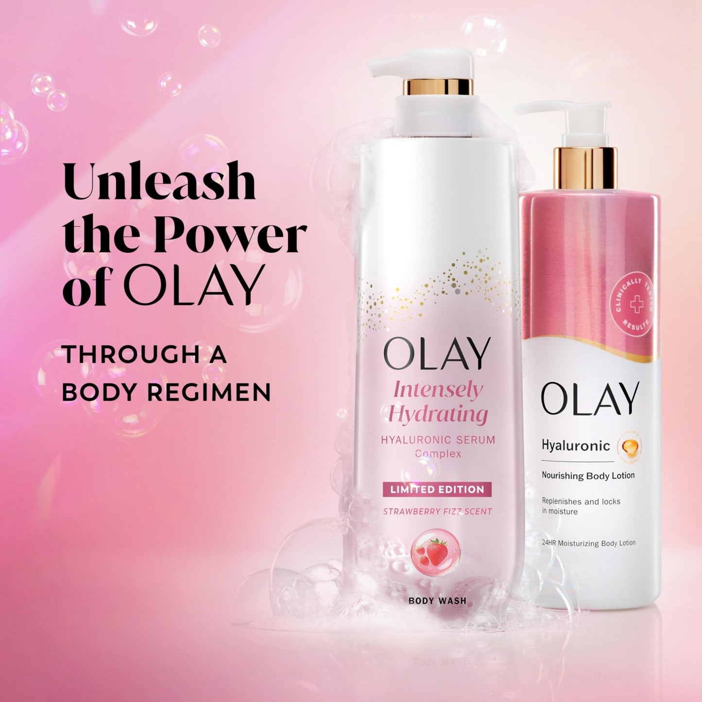 Olay Body Wash for Women, Intensely Hydrating, Pro-Hyaluronic Acid Serum Complex - Maple Wellness Supplements