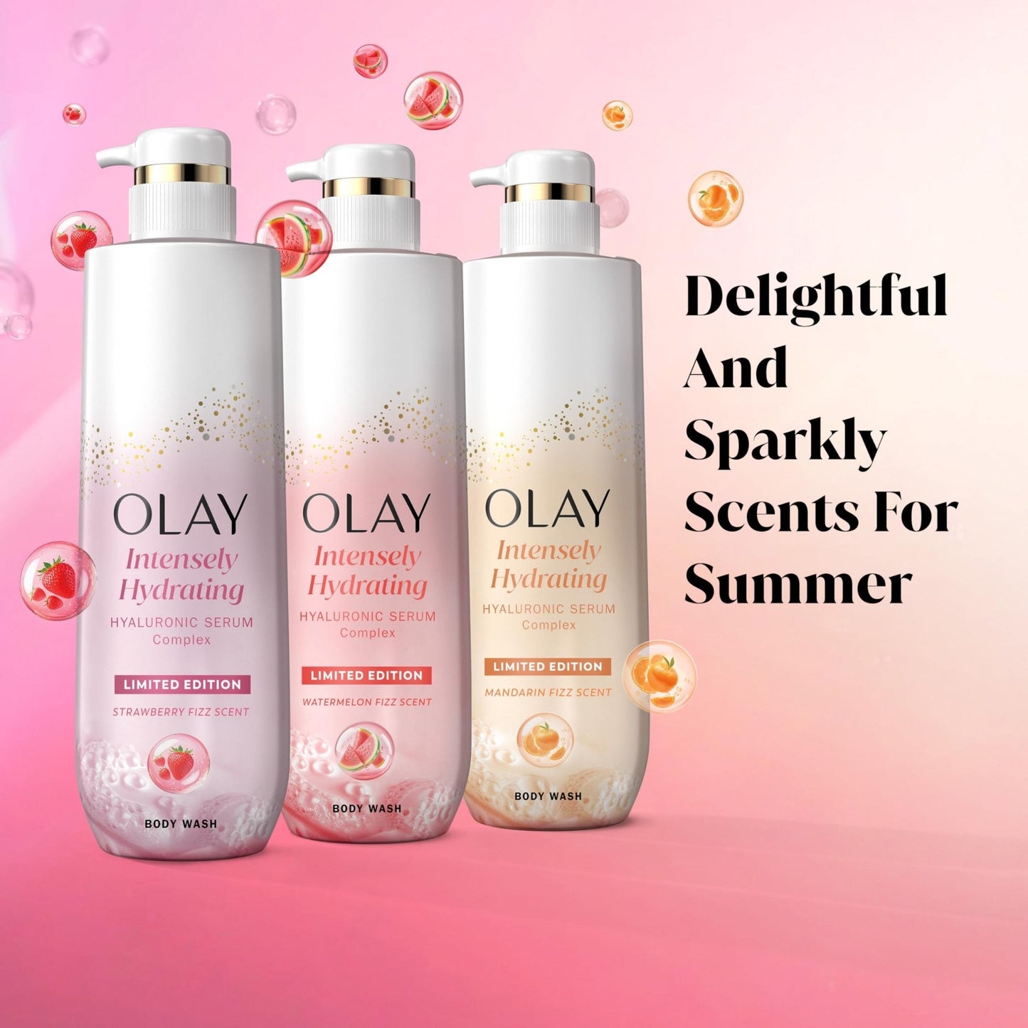 Olay Body Wash for Women, Intensely Hydrating, Pro-Hyaluronic Acid Serum Complex - Maple Wellness Supplements