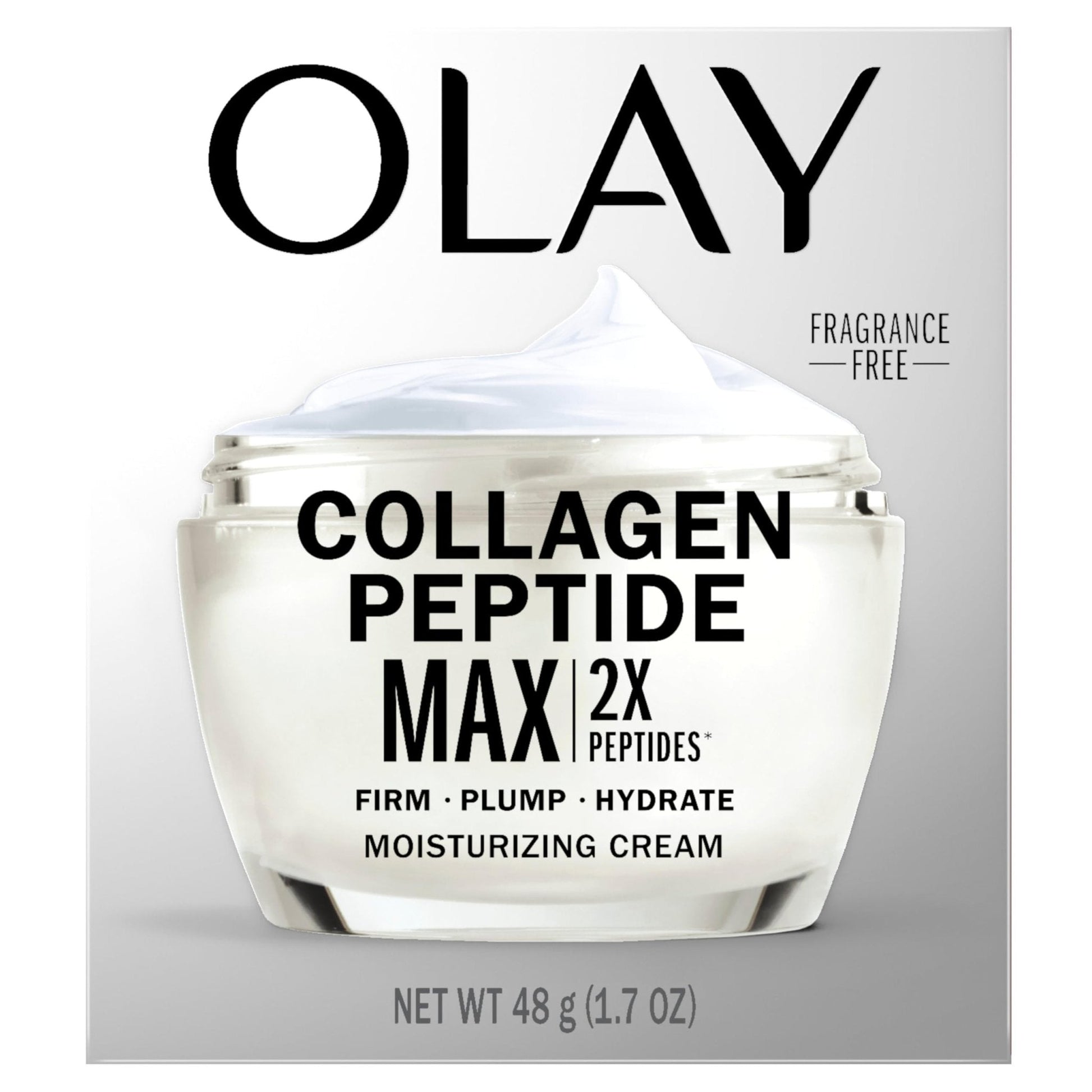 Olay Collagen Peptide Face Moisturizer, Firming Cream for Women, Fragrance-Free, Non-Greasy - Hydrating, Anti-Aging, Anti-Wrinkle - Maple Wellness Supplements