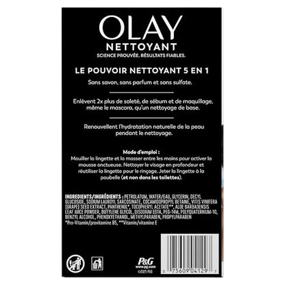 Olay Makeup Remover Wipes, Daily Facials Hydrating Face Cleanser for Normal to Dry Skin - Maple Wellness Supplements