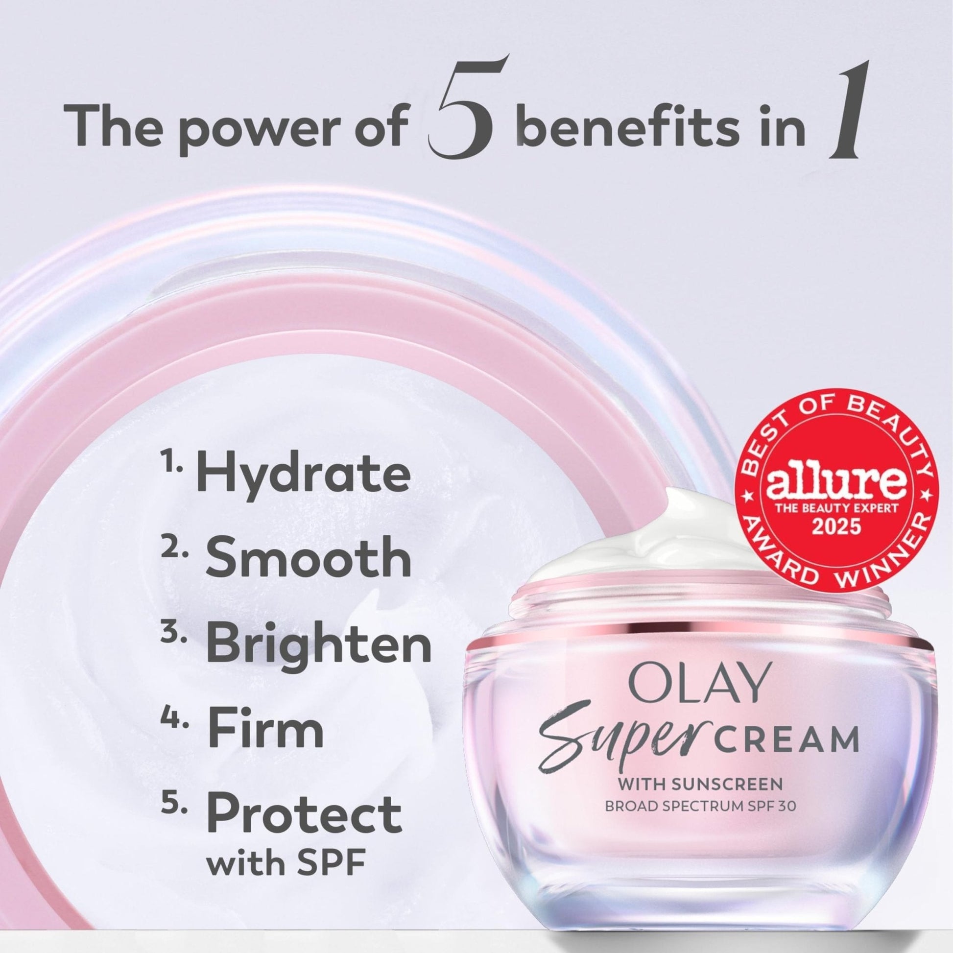 Olay Super Cream with Sunscreen SPF 30, Lightweight Face Moisturizer with Sun Protection - Maple Wellness Supplements
