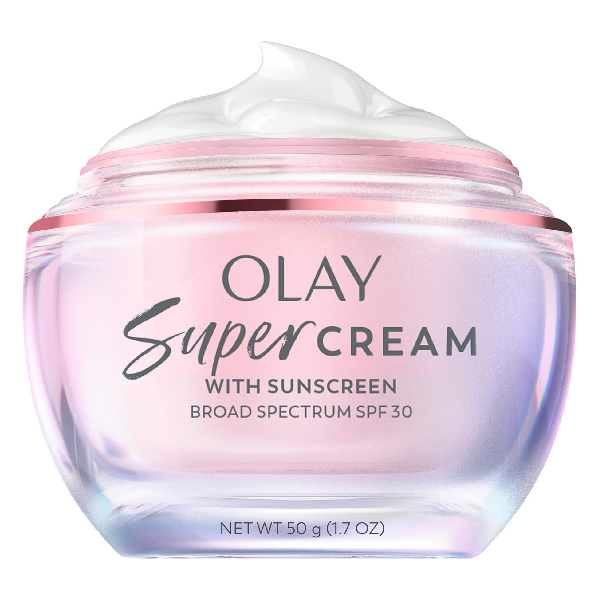 Olay Super Cream with Sunscreen SPF 30, Lightweight Face Moisturizer with Sun Protection - Maple Wellness Supplements