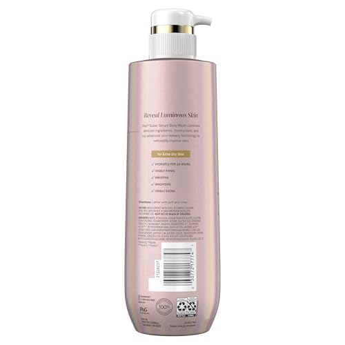 Olay Super Serum Body Wash for Extra Dry Skin, 24hr Long Lasting Hydration, 5+ Ingredient - Maple Wellness Supplements
