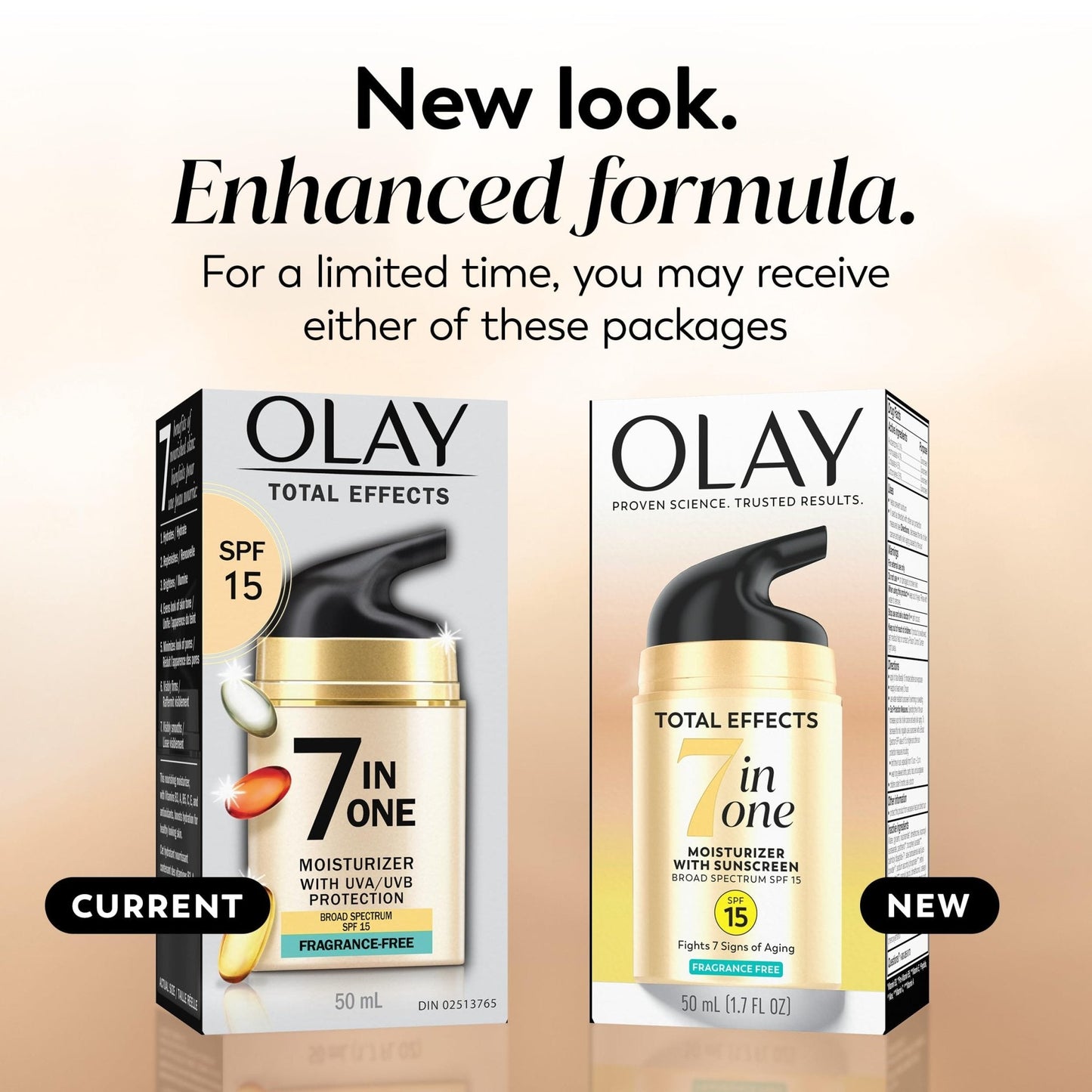 OLAY Total Effects 7-in-1 Anti-Aging Face Moisturizer with SPF 15, Fragrance-Free 1.7 oz - Maple Wellness Supplements