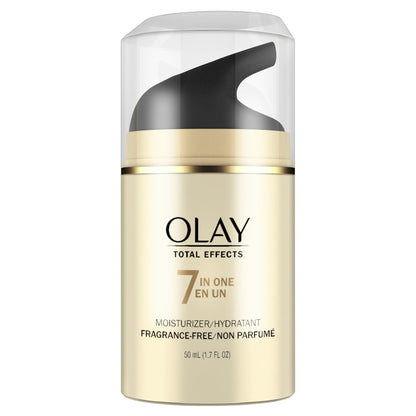 Olay Total Effects Face Moisturizer, Fragrance-Free, 1.7 fl oz - Maple Wellness Supplements