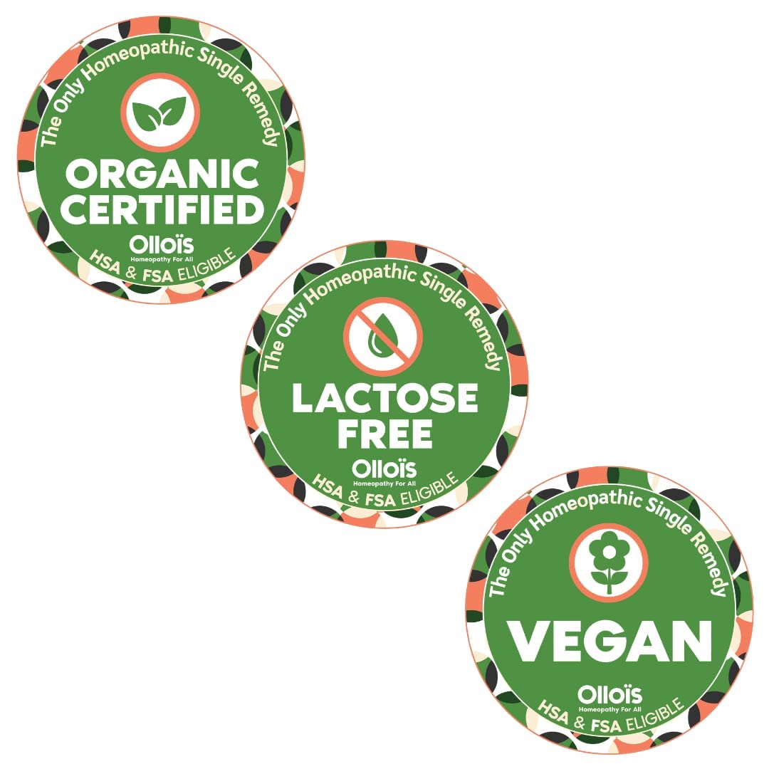 OLLOIS Essential Kit, 10 Organic, Lactose-Free, Vegan Homeopathic Remedies - Maple Wellness Supplements