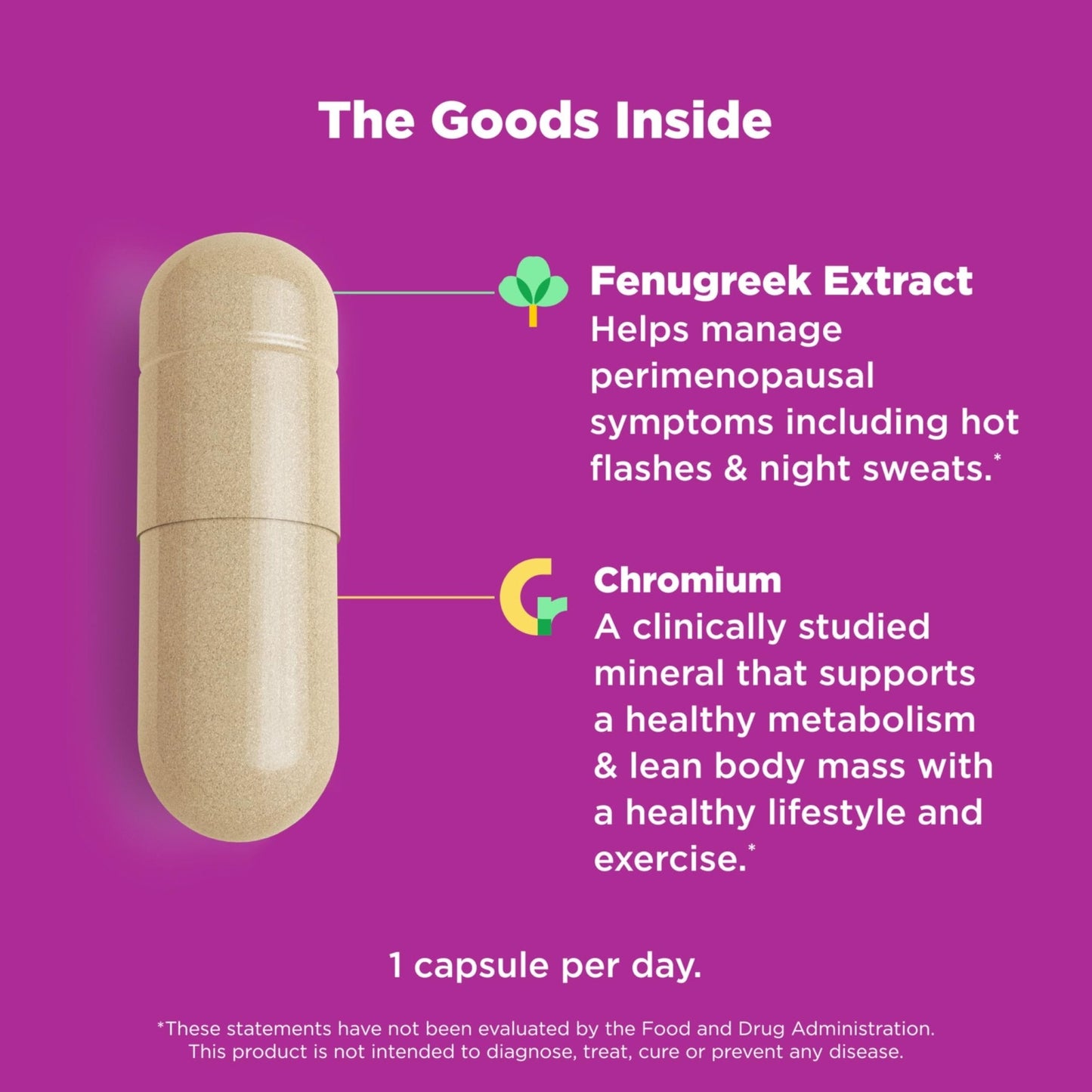 OLLY Balanced Perimeno Capsules, Supports Hormonal Balance, Mood & Metabolism During Perimenopause,* Fenugreek Extract, Chromium, 30 Day Supply - 30 Count - Maple Wellness Supplements