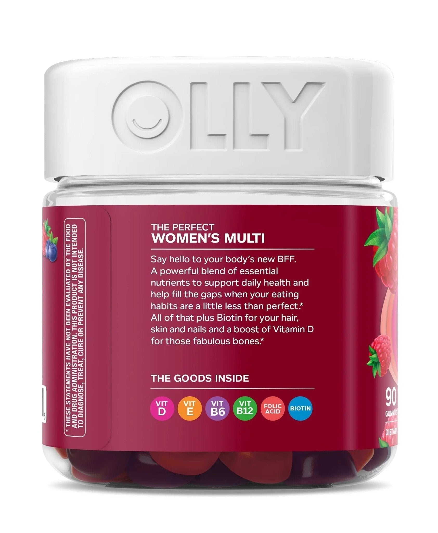 OLLY Gift, Family 2 Pack: Women's Multivitamin Gummy (90 Count), Kids Multivitamin + Probiotic Gummy (70 Count), Vitamins A, D, C, E, B, Chewable Supplement - Maple Wellness Supplements