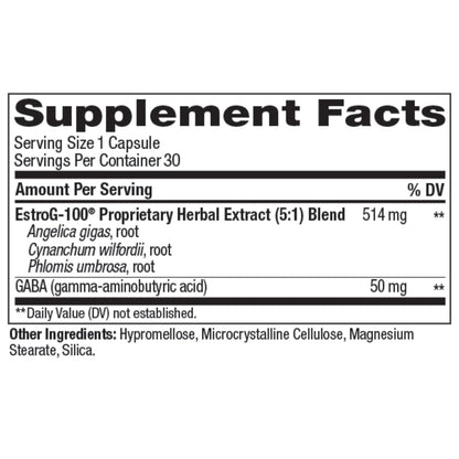 OLLY Mellow Menopause Supplements for Women, Supports Hot Flashes, Vaginal Dryness & Occasional Mood Swings,* Estro-G100®, GABA, Vegan Capsules, 1 Month Supply - 30 Count - Maple Wellness Supplements