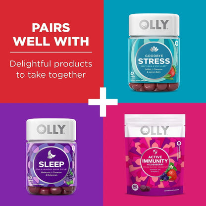 OLLY Multi + Probiotic Adult Multivitamin Gummy, 1 Billion CFUs, Digestive and Immune Support Chewable Supplement, Tropical Twist, 35 Day Supply - 70 Count - Maple Wellness Supplements