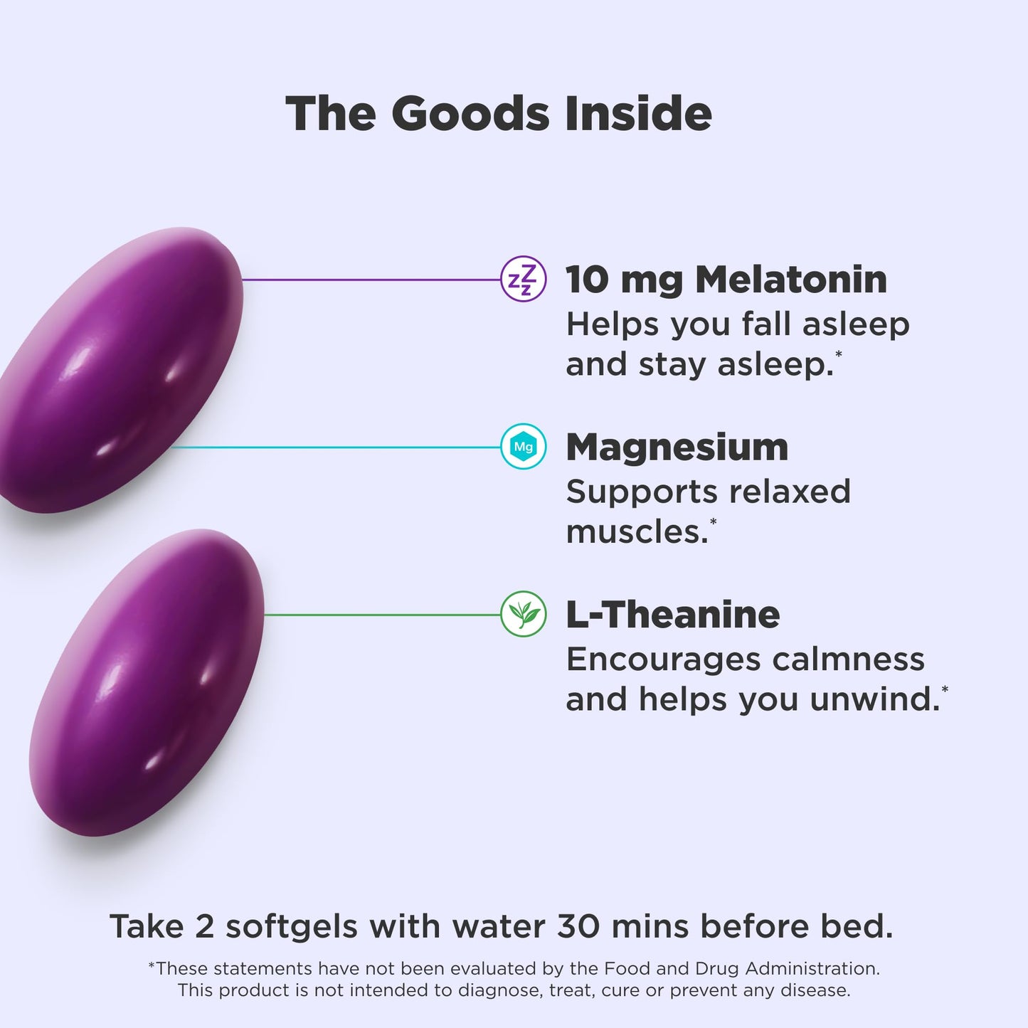 OLLY Ultra Strength Sleep Softgels, 10mg Melatonin, L-Theanine, Chamomile, Magnesium, Lemon Balm, Supports Deep Restful Sleep - Maple Wellness Supplements