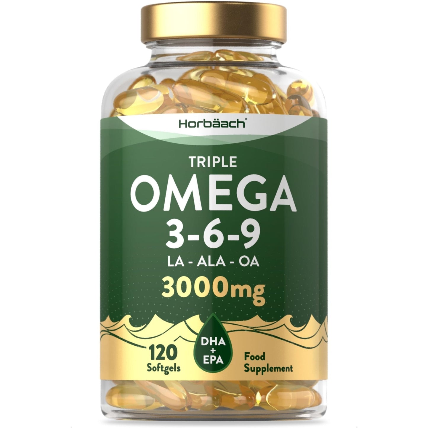 Omega 3 6 9 Capsules High Strength | 3000mg | 120 Softgels | Triple Omega 369 - Maple Wellness Supplements