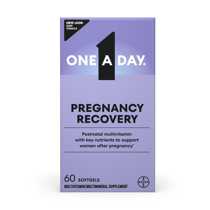 One A Day Postnatal Vitamins for Women, Postnatal Multivitamin with Folic Acid, Omega-3 DHA, B Vitamins, Support Immune Health, Breastfeeding - Maple Wellness Supplements