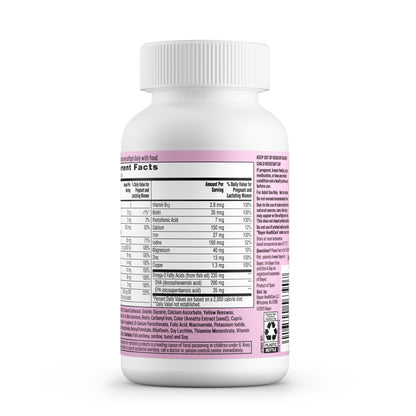 One A Day Prenatal Vitamins- Folic Acid, Iron, Omega- 3 (DHA), Pregnancy Vitamins for Women, Prenatal Multivitamin for Mom and Baby Support - Maple Wellness Supplements