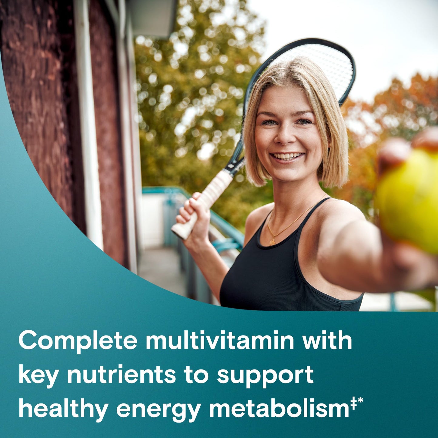 One A Day Women's Active Metabolism Daily Essential, Multivitamin for Women, Metabolism Support, Vitamins for Women with All 8 B-Vitamins, Vitamin D, Magnesium & More,120 Count - Maple Wellness Supplements